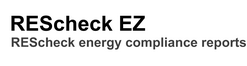 REScheck energy calculations and compliance reports Certified Energy Analyst