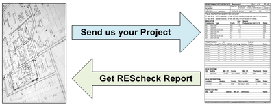 Getting Rescheck compliance report online